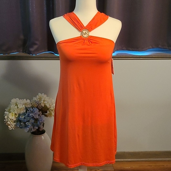 Michael Kors NWT Orange Dress - Ladies Small - Picture 2 of 11